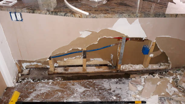 Water damage restoration process in Englewood, OH